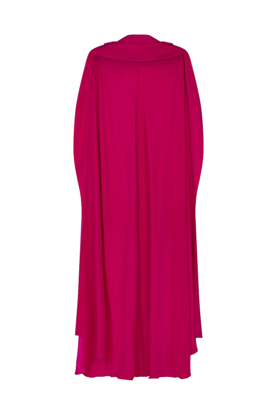 DIANA CAPE MAGENTA SILK SATIN - E.STOTT