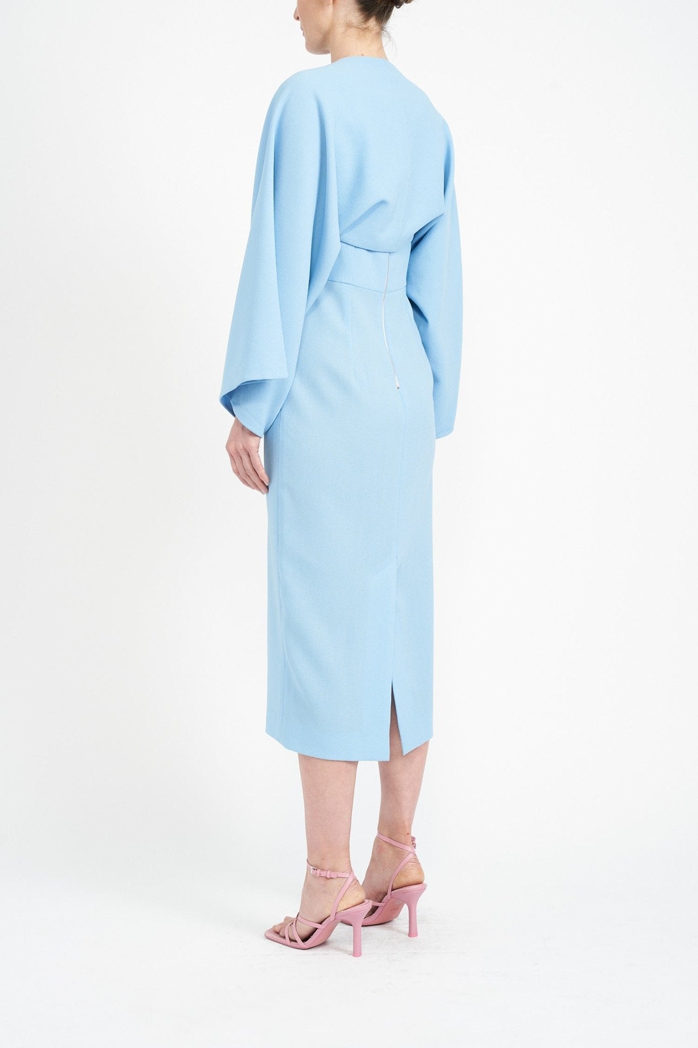 PALOMA SKY BLUE WOOL JACKET - E.STOTT