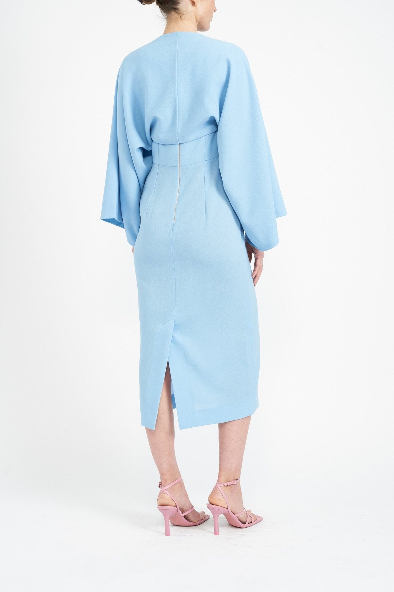 PALOMA SKY BLUE WOOL JACKET - E.STOTT